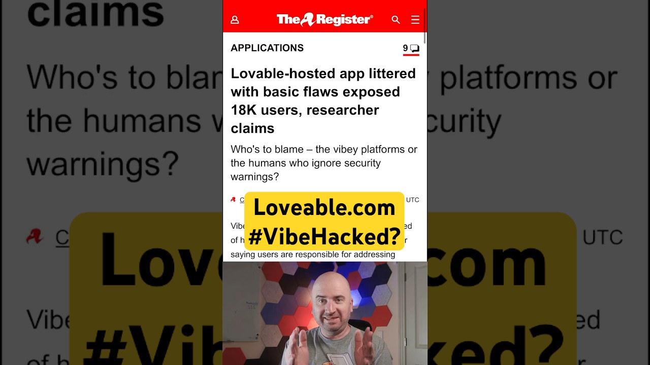 Secure it ain't: #lovable + #vibehacking == 18k Users Exposed from bad #ai #vibecoding